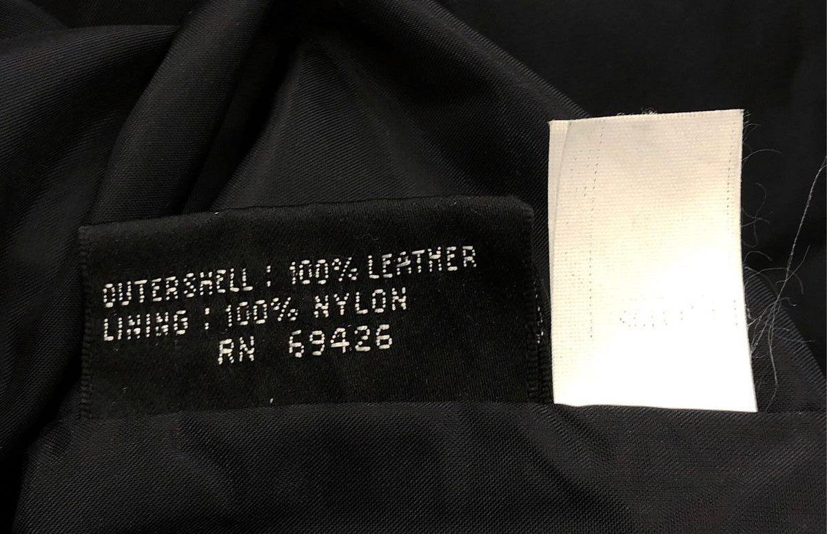 Vintage 90s M. Julian Wilsons Button Front Leather Jacket Car Coat Sz XL