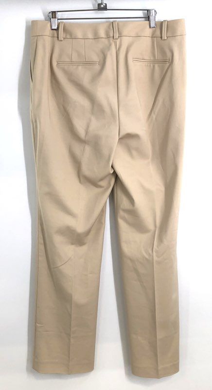 Talbots Women's Tan Freeport Curvy Straight Leg Cotton Blend Pants Sz 10 NWT