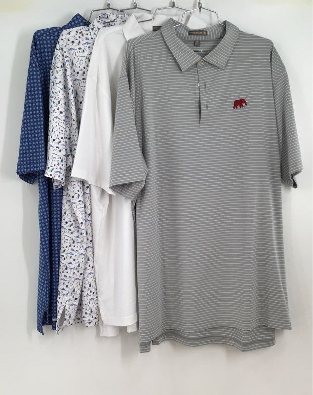 Peter Millar Men&#39;s Polo Shirt Lot - Size 2XL