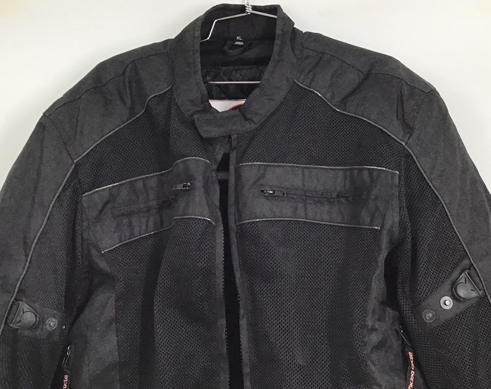 Viking Cycle Women&#39;s Black Motorcycle Jacket - Size XL