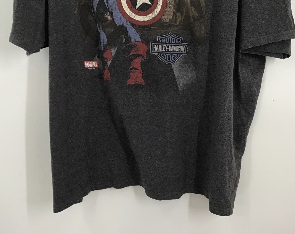 Harley-Davidson Marvel Captain America T-Shirt - Size 3XL