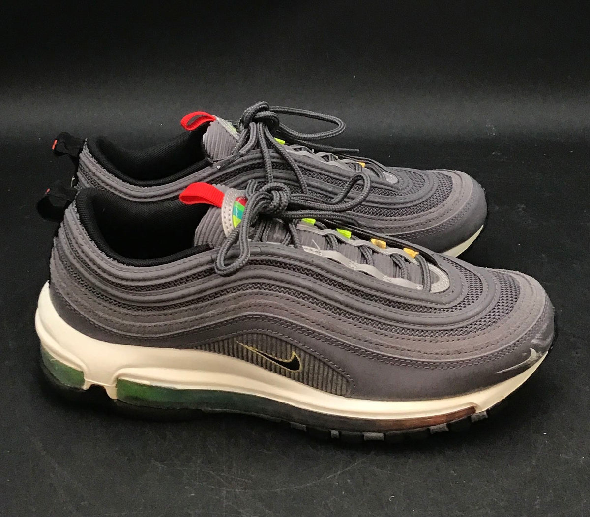 Nike Men's Air Max 97 Gray Athletic Shoes - Size 7.5