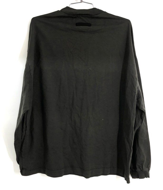 Essentials Fear of God Men's Grey Mock Neck Long Sleeve T-shirt Size XS
