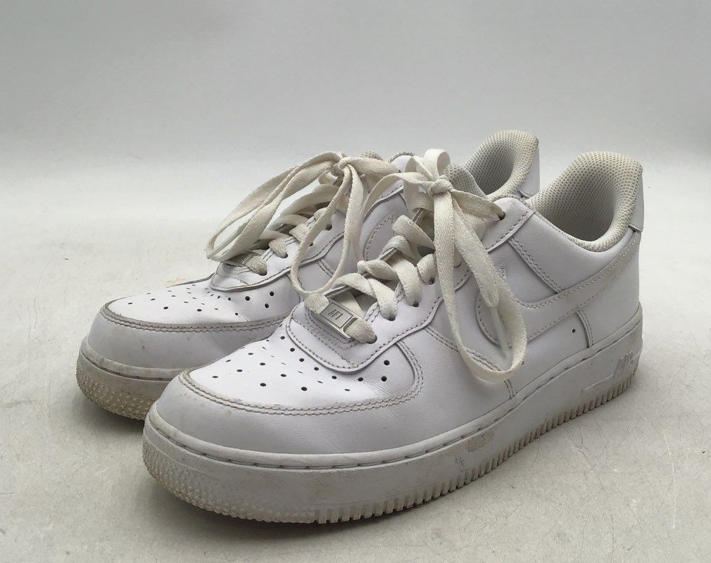 Nike Women&#39;s Air Force 1 Low &#39;07 315115-112 White Athletic Shoes - Size 8.5