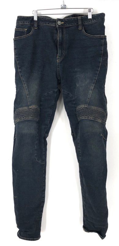 Maxler Men's Blue Riding Skinny Jeans - Size 38