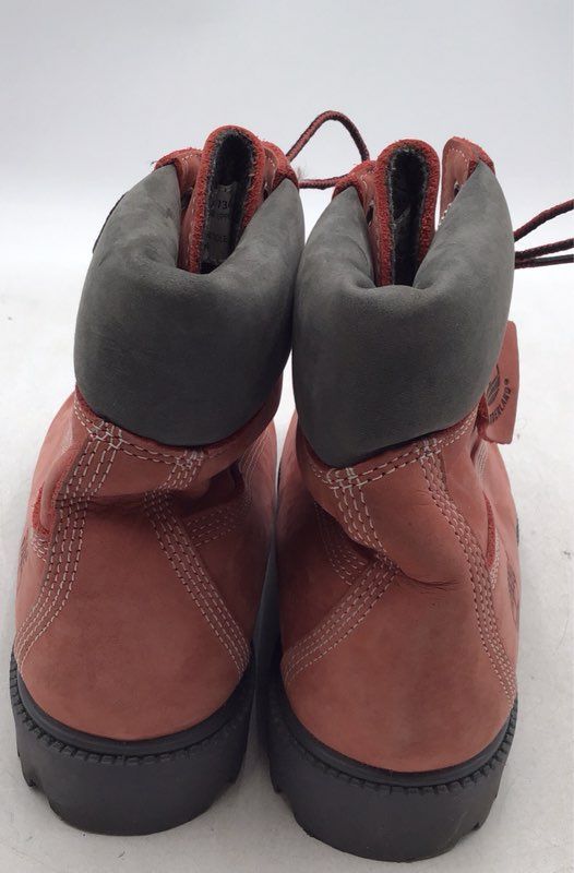 Timberland Women&#39;s Waterville Rosebud 20378 Salmon Leather Hiking Boots- Size 9M