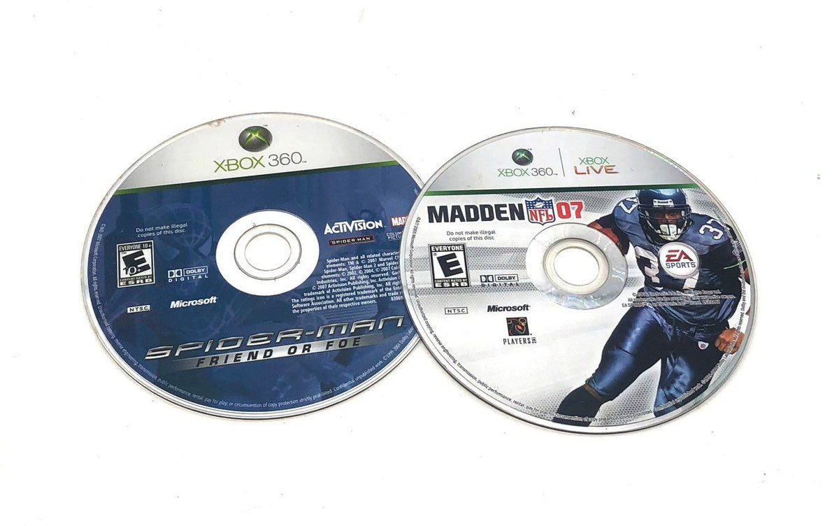 Assassin's Creed Madden NBA 10 Xbox 360 Game Lot Sports Action