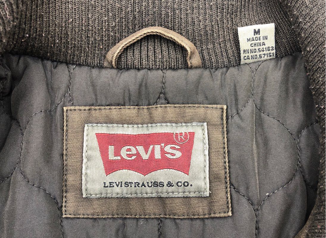 Levi&#39;s Cotton Motorcycle Jacket - Size M