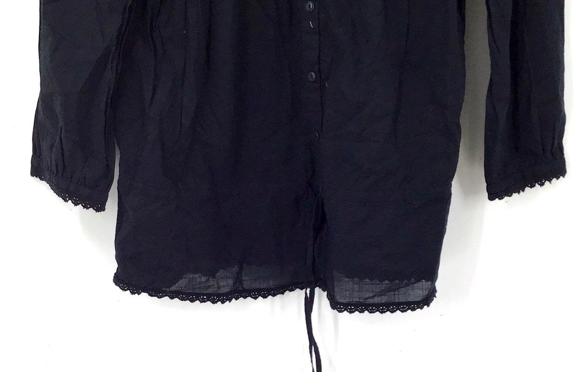 NWT LRL Jeans Co Women's Black Blouse - Size XS