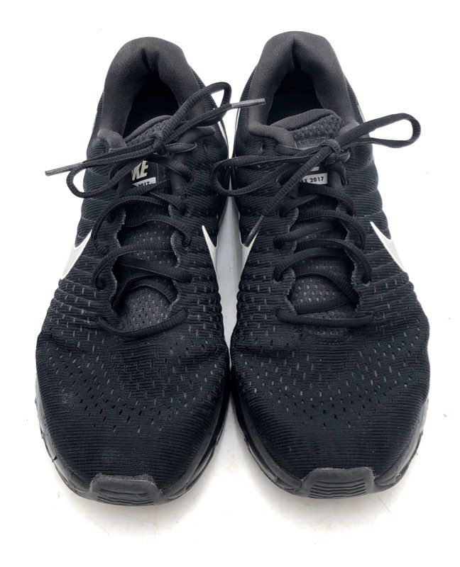 Nike Air Max 2017 Black Anthracite White Running Shoes Men's Size 11