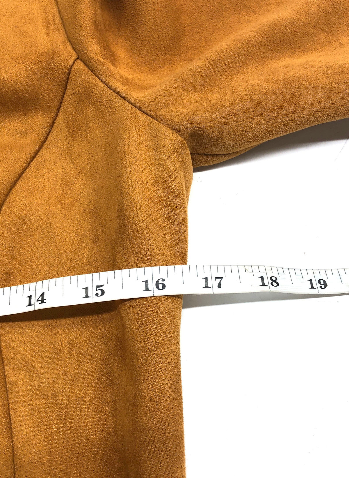 DKNY Women's Camel Faux Suede Puff Short Sleeve Sheath Mini Dress NWT Size 4