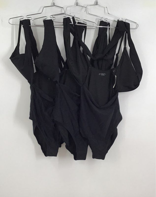 NWT Aerie Women&#39;s Black Full Coverage One-Piece Swimsuits - Size S Lot Of 3