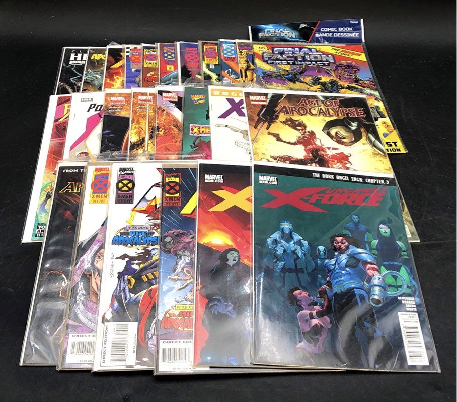 Comic Book Lot Marvel DC Mixed 1990s-Modern Superhero Approximately 25 Comics