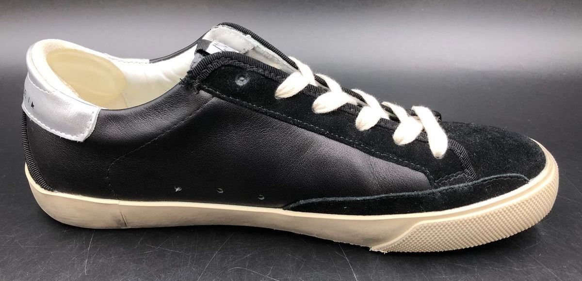 Golden Goose Super-Star Women's Black/Silver/Beige Sneakers - Size 39 (+COA)