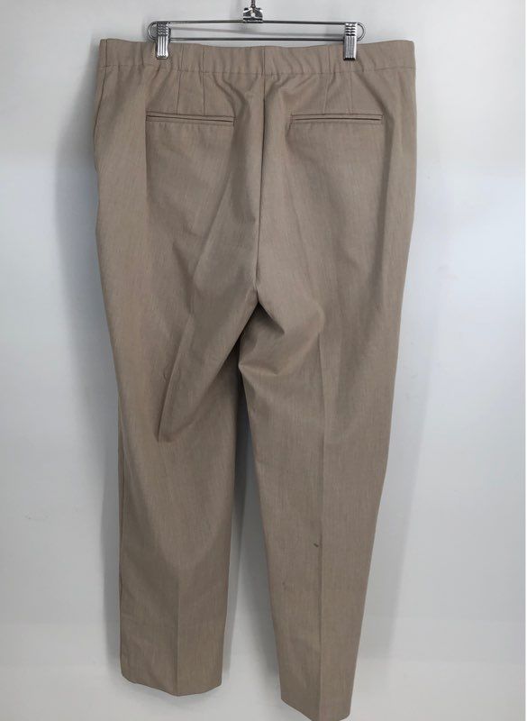 NWT J. Jill Women&#39;s Beige Straight Leg Dress Pants - Size 14