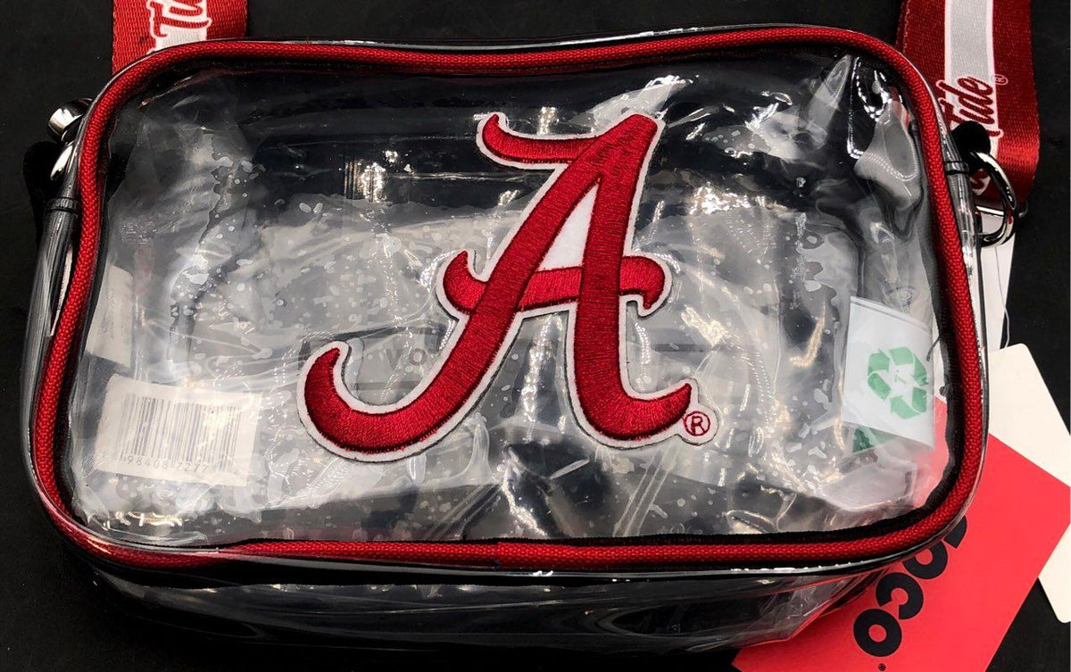FOCO Alabama Crimson Tide Clear Camera Bag Crossbody Roll Tide Stadium Bag NWT