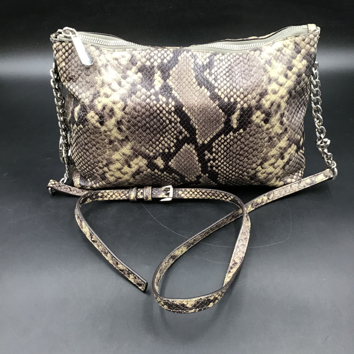 Michael Kors Multicolor Leather 'Python' Crossbody Bag (+COA)