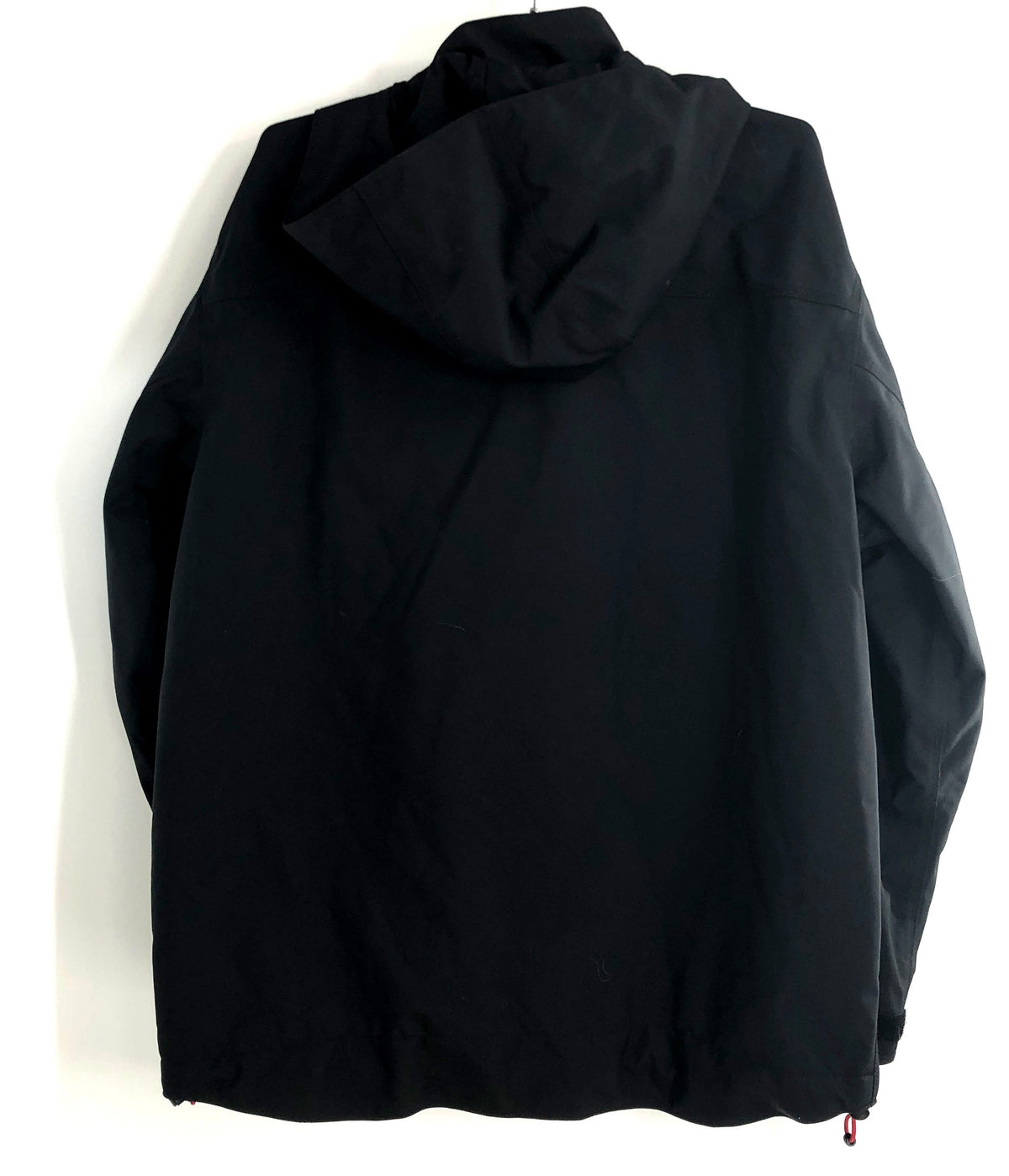 Carhartt Men's Black J162 Shoreline Waterproof Hooded Work Jacket Logo Sz M
