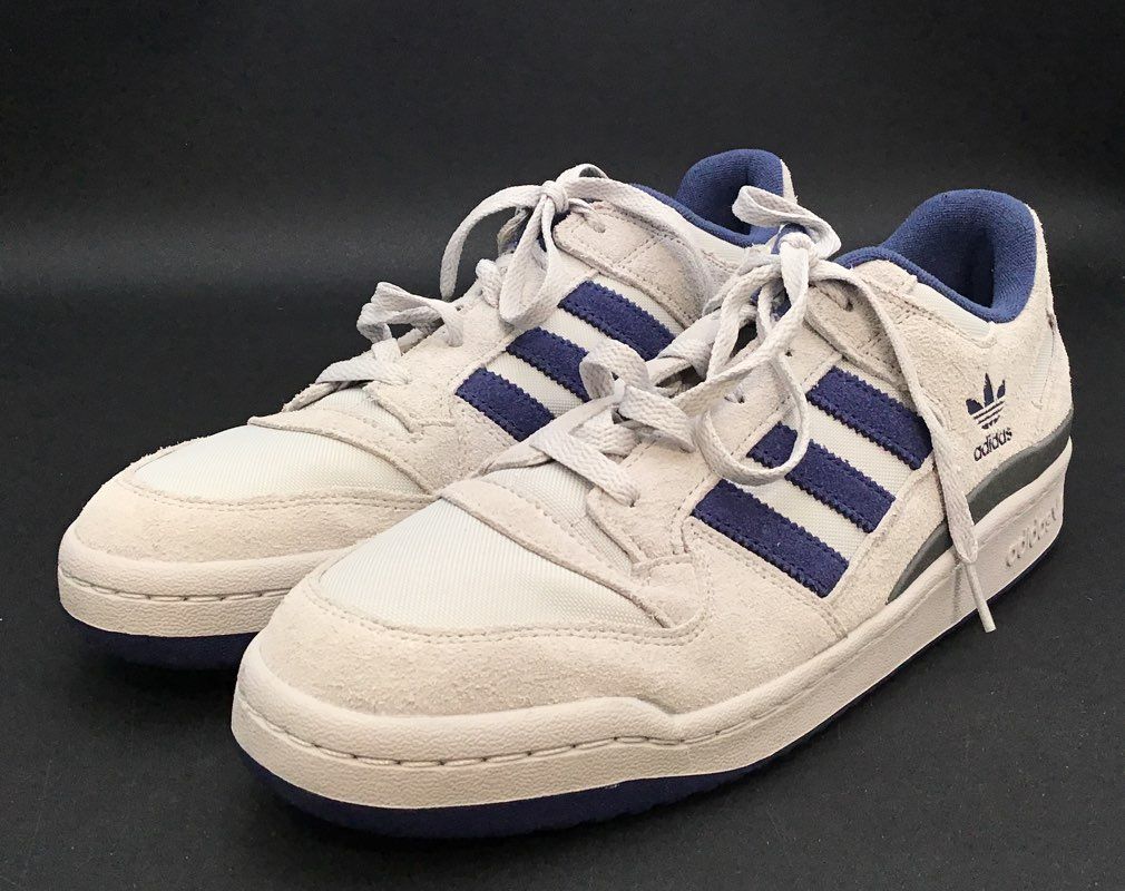 Adidas Men&#39;s Originals Forum Low ID7973 White Athletic Shoes - Size 12