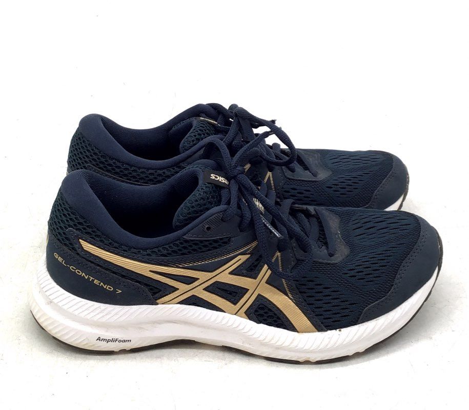 Asics Women's Gel Contend 7 Blue Athletic Shoes - Size 7
