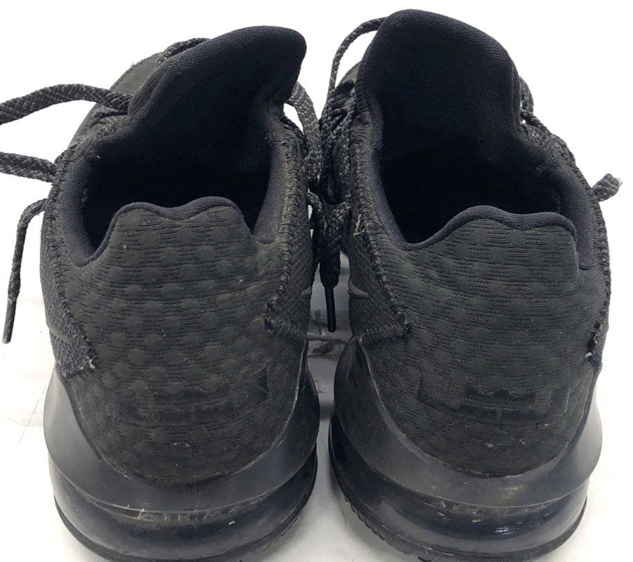 Nike LeBron 17 Low Triple Black Basketball Shoes Size 10.5