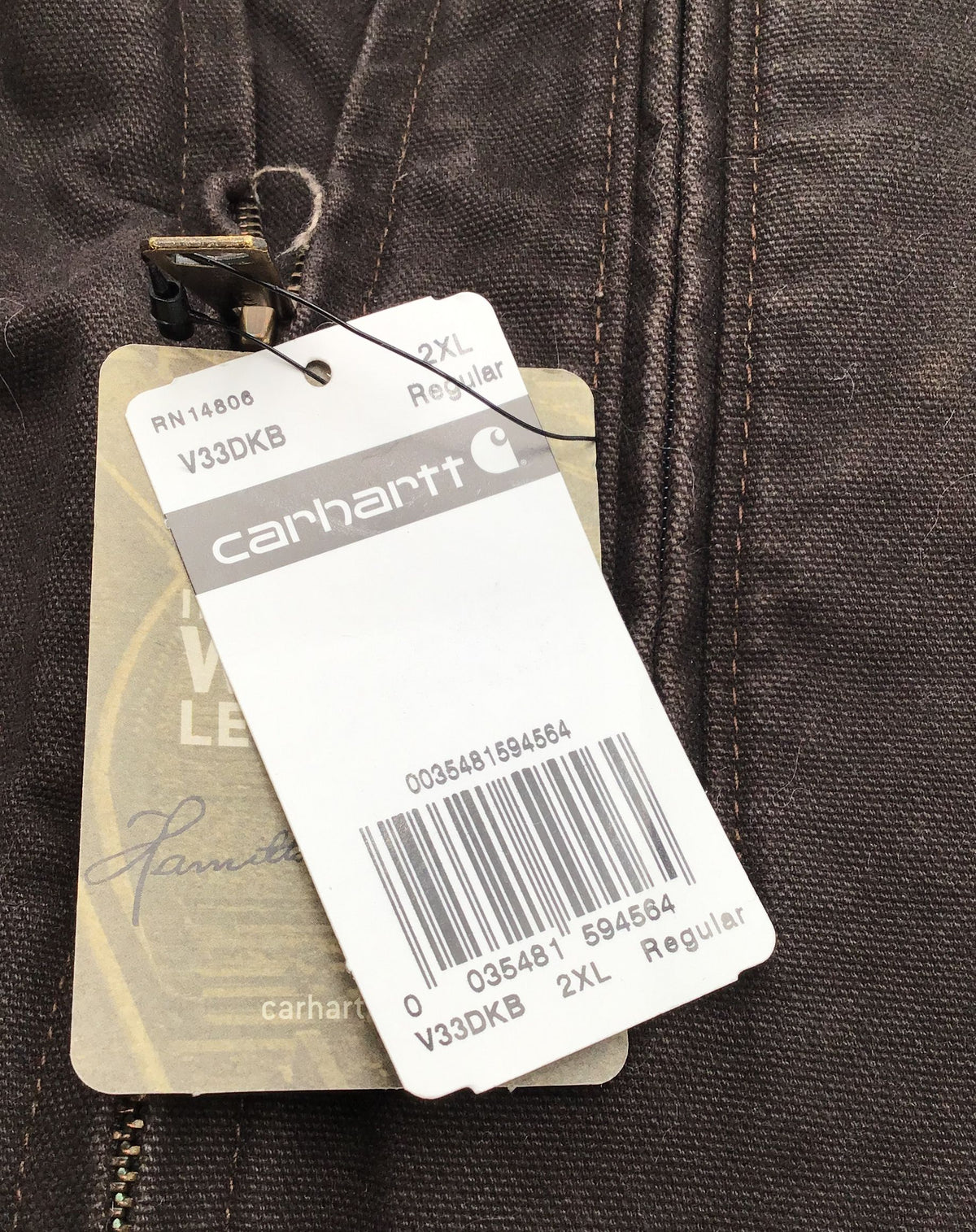 NWT Carhartt Vest - V33 - Size 2XL