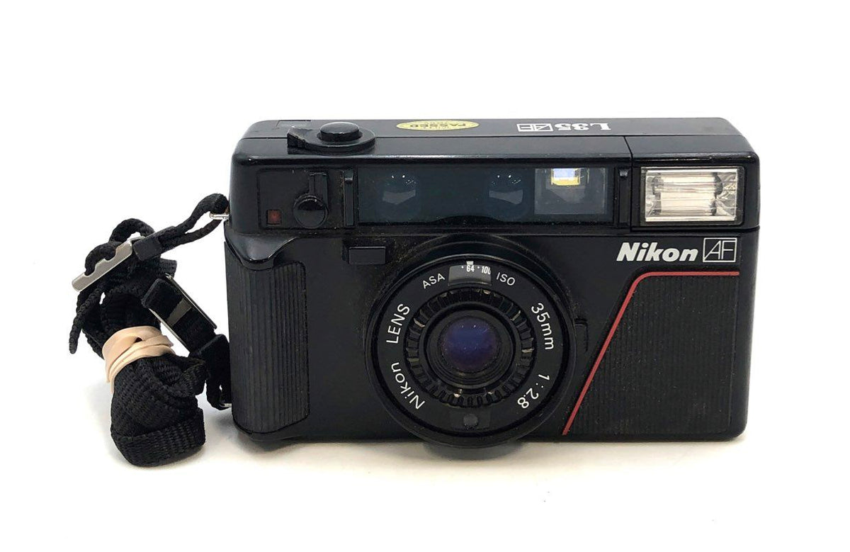 Vintage Nikon L35AF 35mm Point & Shoot Film Camera 35mm f/2.8 Lens