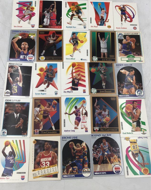 17.2lbs Lot Of Assorted Sports Trading Cards. Medium Box, Unsorted