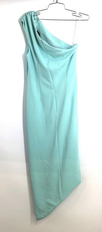 Elliatt Women's Lagoon Bobbie One Shoulder Draped Midi Dress Sz M NWT