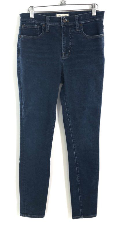 Madewell Women's 2 Pair Jeans Lot Blue 9" High-Rise & Mid-Rise Skinny Sz 28