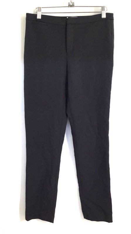 The Reset R Label Women's Black Stretch Tapered Straight Leg Pants Size S