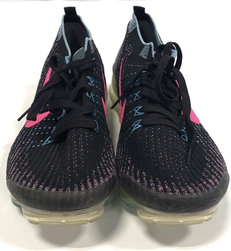 Nike Air VaporMax Flyknit 3 Black Pink Blue Women's Running Shoes