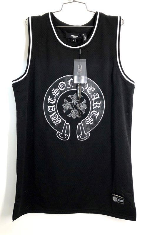 Watson Studios Men's Black Chrome Ain't No Love Basketball Jersey NWT Sz L