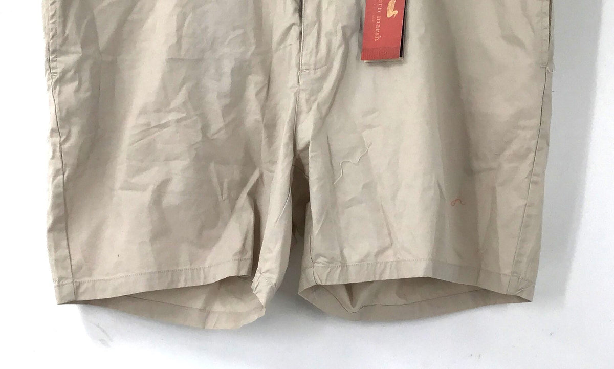 NWT Southern Marsh Men's Tan Cotton Windward Summer Chino Shorts - Size 36
