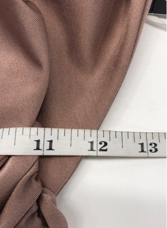 Liz Minelli Women's Mauve Rose Cowl Neck Ruched Maxi Dress Sz XS NWT