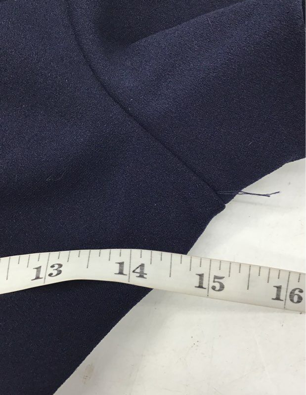 Calvin Klein Women's Navy Blue Belted Short Sleeve Fit & Flare Dress NWT Sz 6