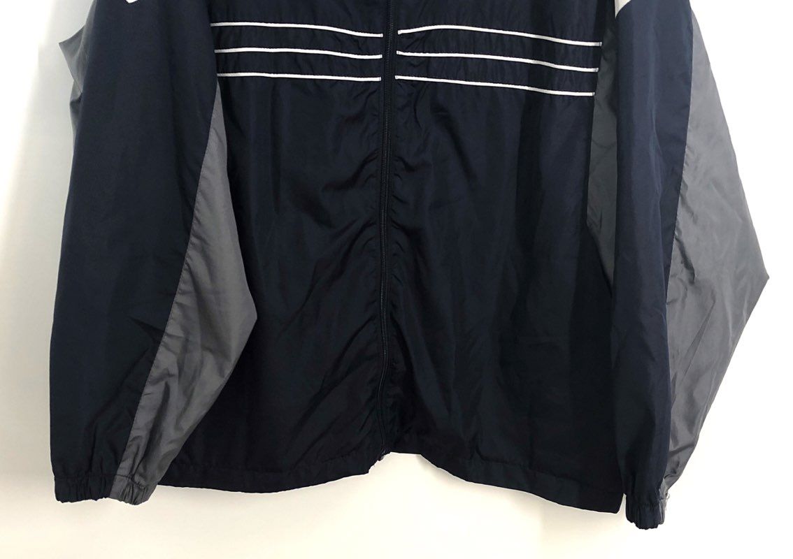 NFL Reebok Men's Dallas Cowboys Windbreaker Jacket Navy Colorblock Star Sz L