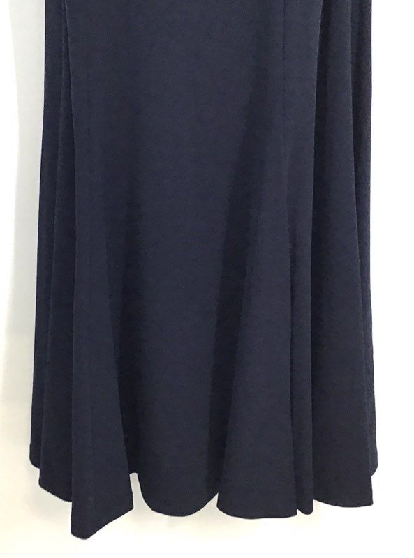 Calvin Klein Women's Navy Blue Belted Short Sleeve Fit & Flare Dress NWT Sz 6