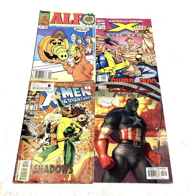 Comic Book Lot Marvel ALF Spider-Man X-Men 1980s to Modern 26 Comics