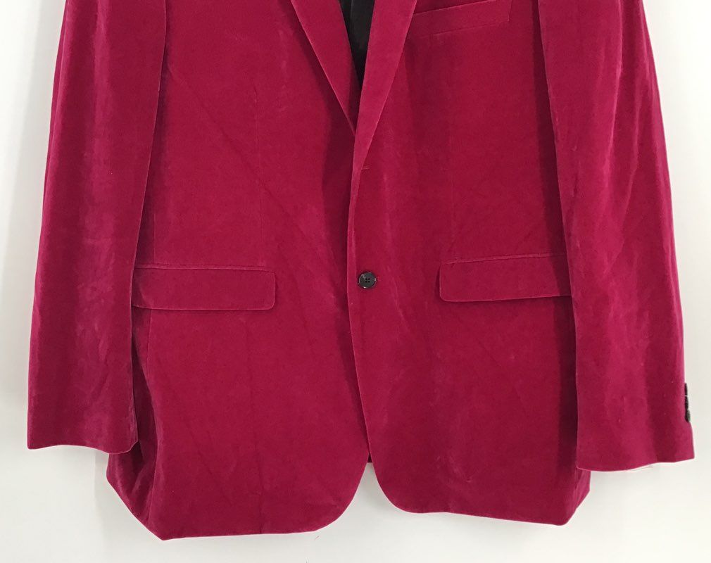 Alberto Nardoni Men&#39;s Pink Single-Breasted Blazer - Size 2XL