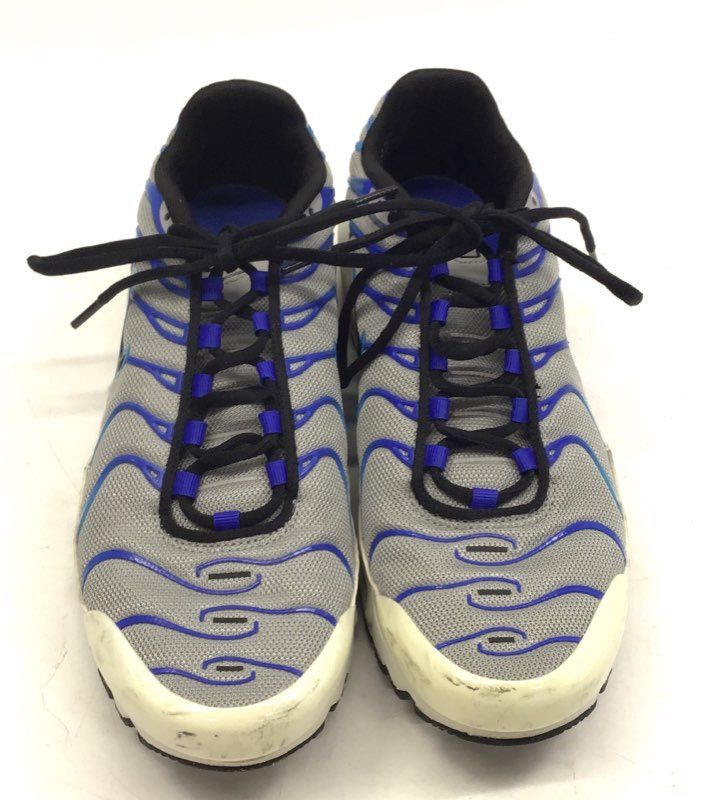 Nike Air Max Plus GS Grey Royal Blue Running Shoes CD0609-019 Size 7Y