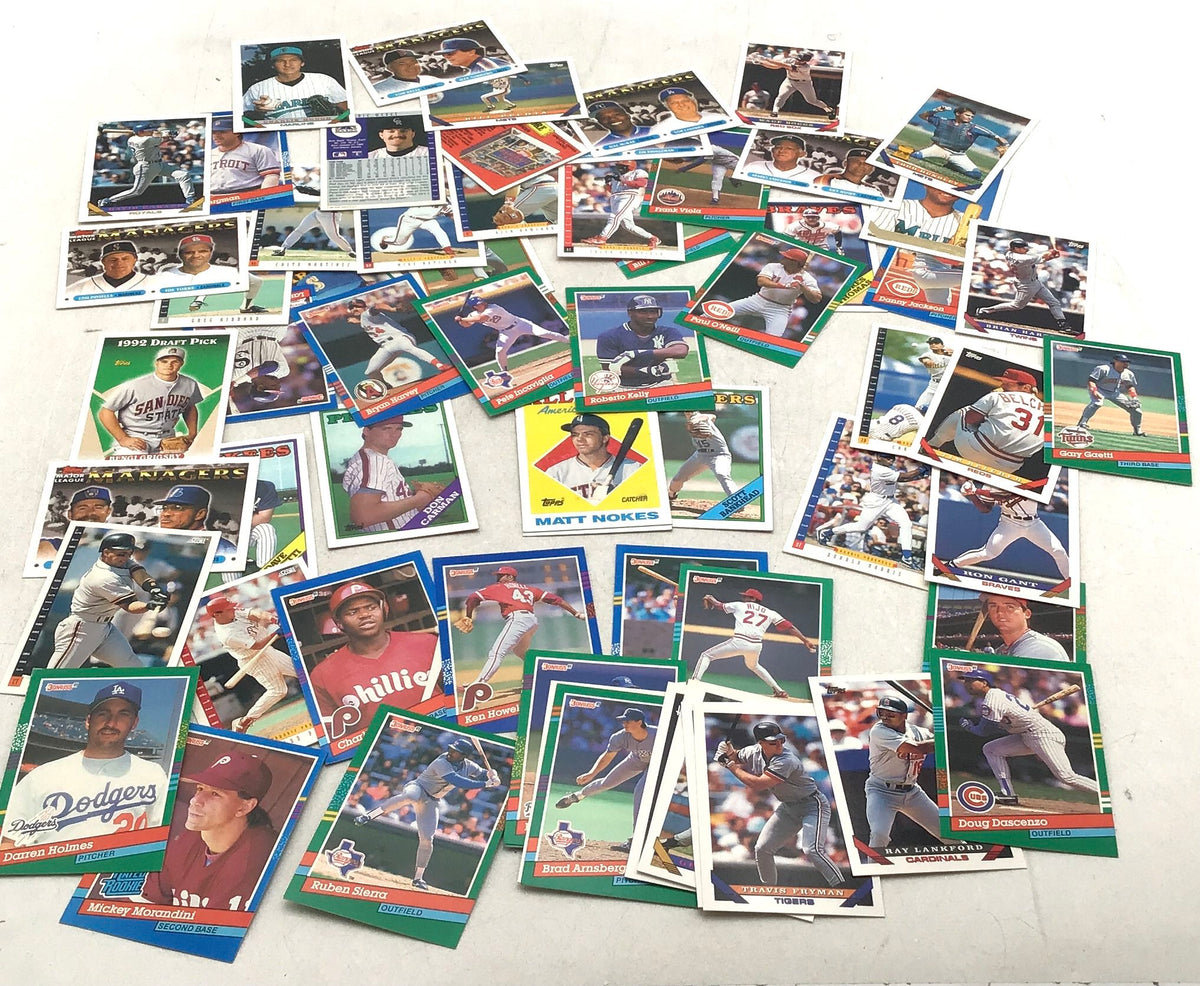 9.4 lbs. Lot of Baseball MLB Cards. Medium Box, Unsorted