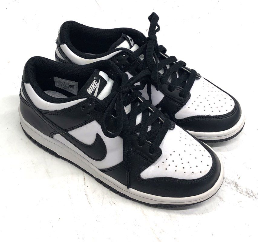 Nike Dunk Low Panda Black White GS Youth Sneakers Size 6Y CW1590-100