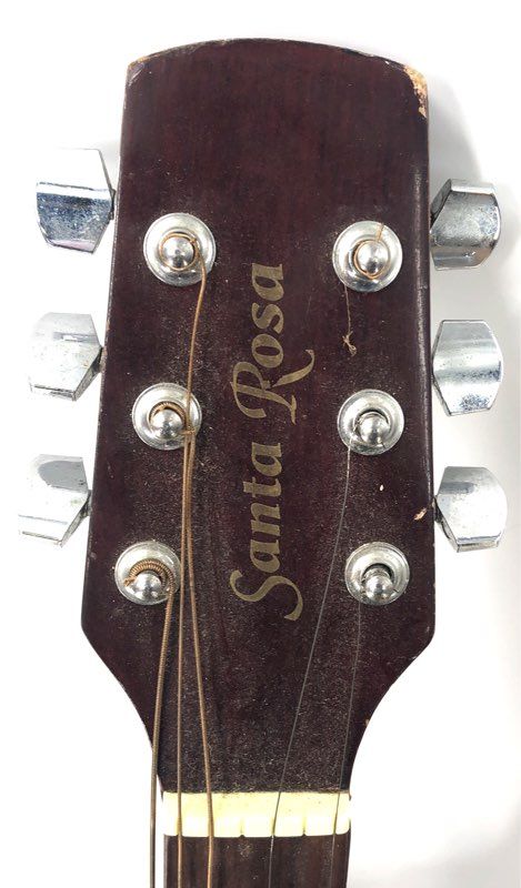 Santa Rosa K529 F Dreadnought Acoustic Guitar 6-String For Parts or Repair