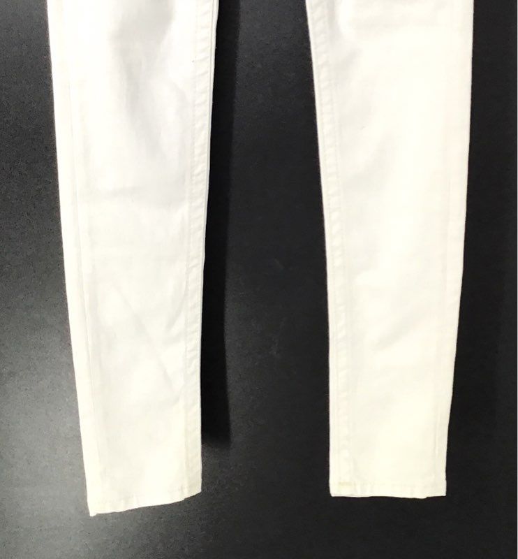 NWT Miss Me Women's White Denim Signature Skinny Jeans - Size 25