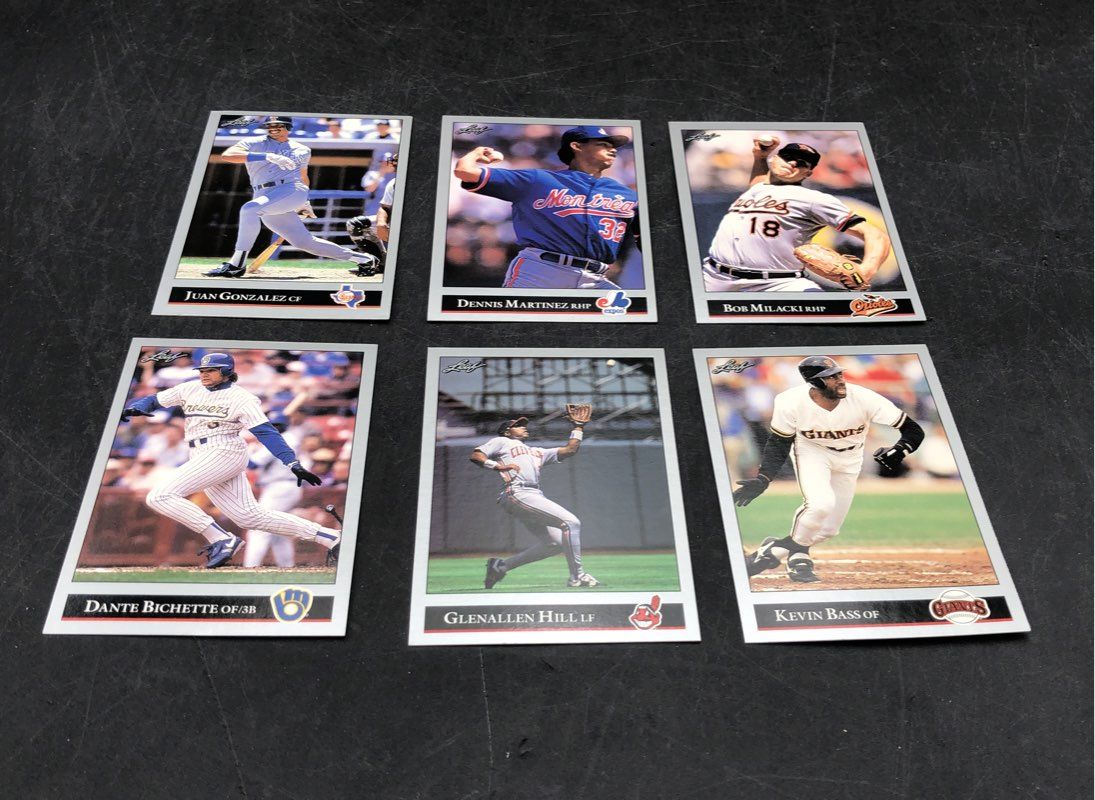 12.64 Lbs. Lot Of Classic Best Leaf Baseball MLB Cards. Medium Box, Unsorted