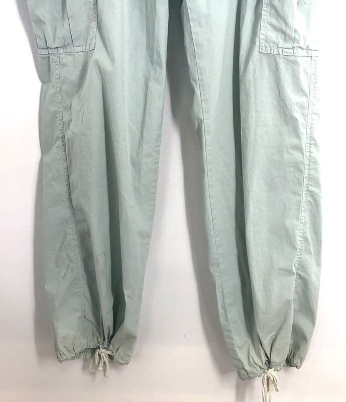 Johnny Was Women's Mint Green Drawstring Cargo Pants Sz S