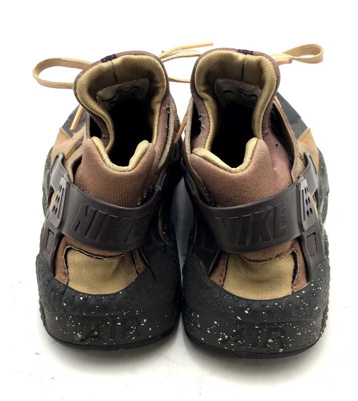 Nike Air Huarache Premium Anthracite Gold Deep Royal Running Shoes Size 8.5