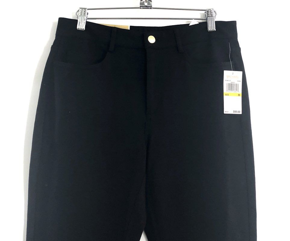 Michael Kors Women's Black Easy Skinny Basics Pants Sz M NWT