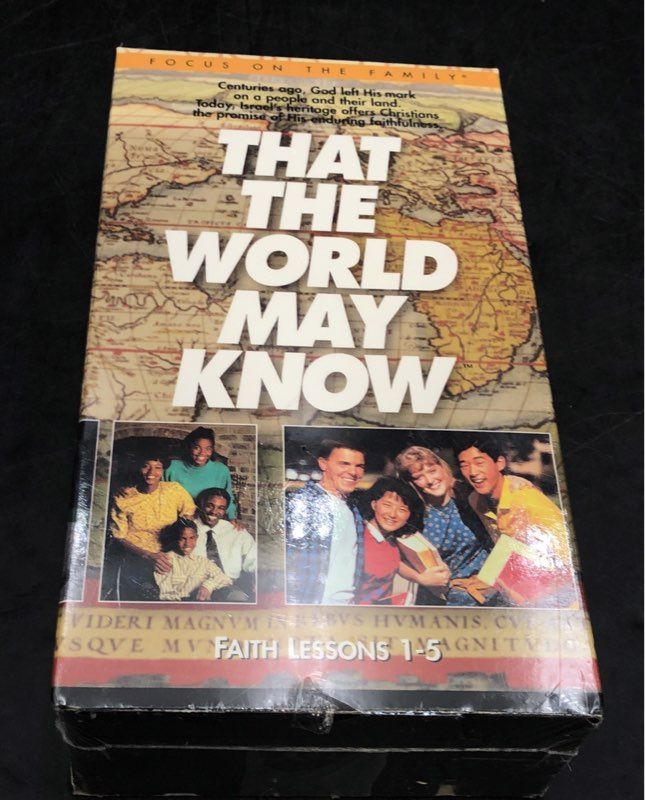 That The World May Know Lot 4 VHS Box Sets Lessons 1-27 Focus on the Family